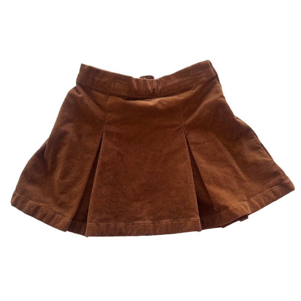 Crewcuts Girl's Size 10 Brown Corduroy Mini Skirt School Preppy Fall